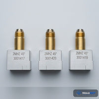 Palpadores 2 MHz 45 grados del Sistema Tándem WAVE NDT